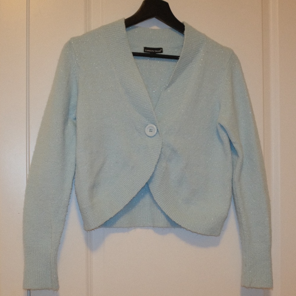 Carolyn Taylor Women's Sky Blue Cardigan